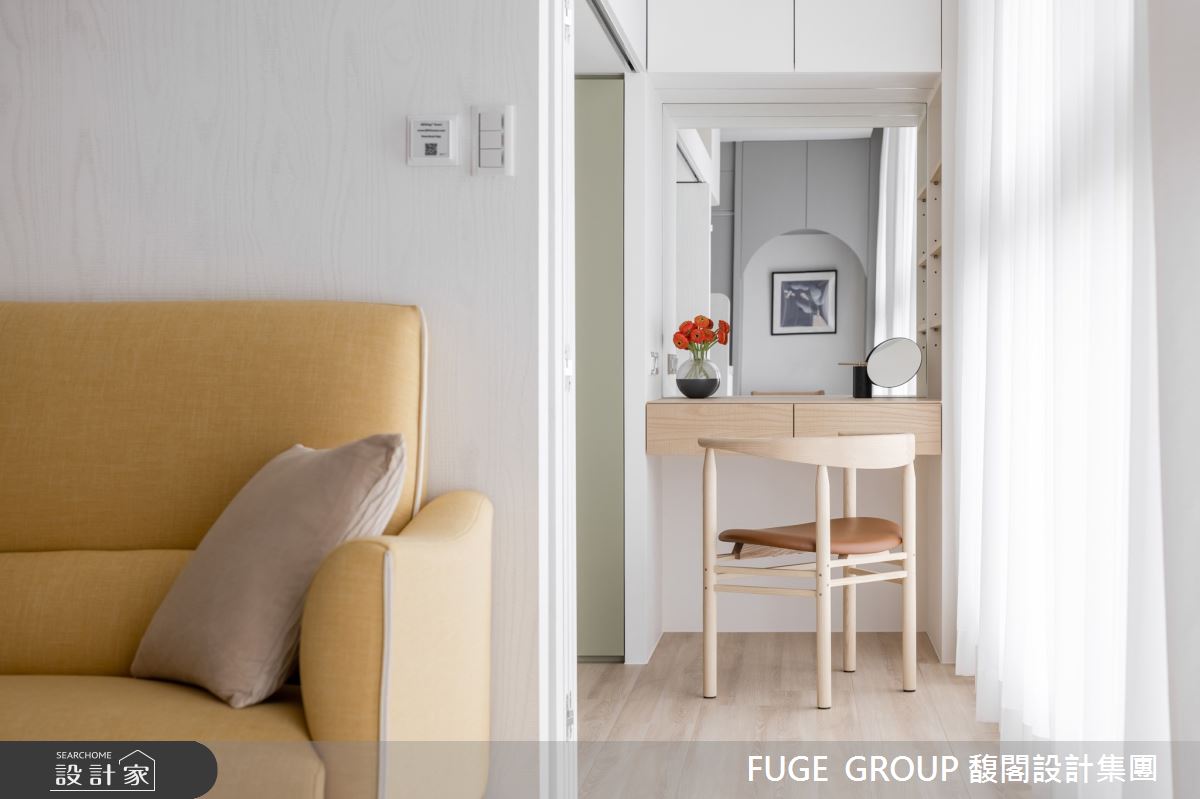預售屋＿北歐風客廳案例圖片＿FUGE GROUP 馥閣設計集團＿馥閣_Steps for the Future（ft. #哈囉兔兔）之19