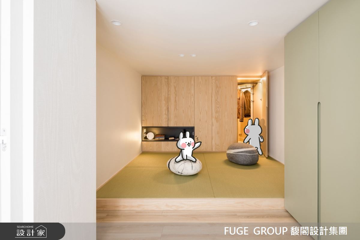 預售屋＿北歐風和室多功能室案例圖片＿FUGE GROUP 馥閣設計集團＿馥閣_Steps for the Future（ft. #哈囉兔兔）之23