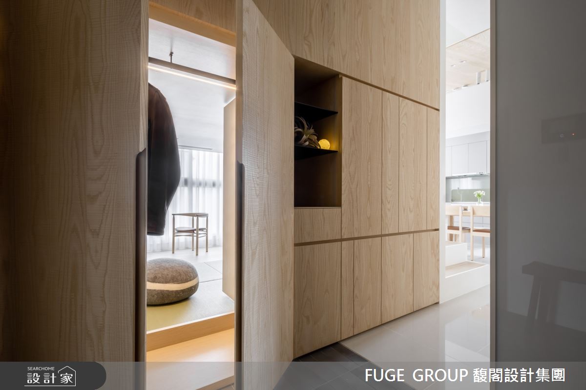 預售屋＿北歐風玄關走廊多功能室案例圖片＿FUGE GROUP 馥閣設計集團＿馥閣_Steps for the Future（ft. #哈囉兔兔）之24