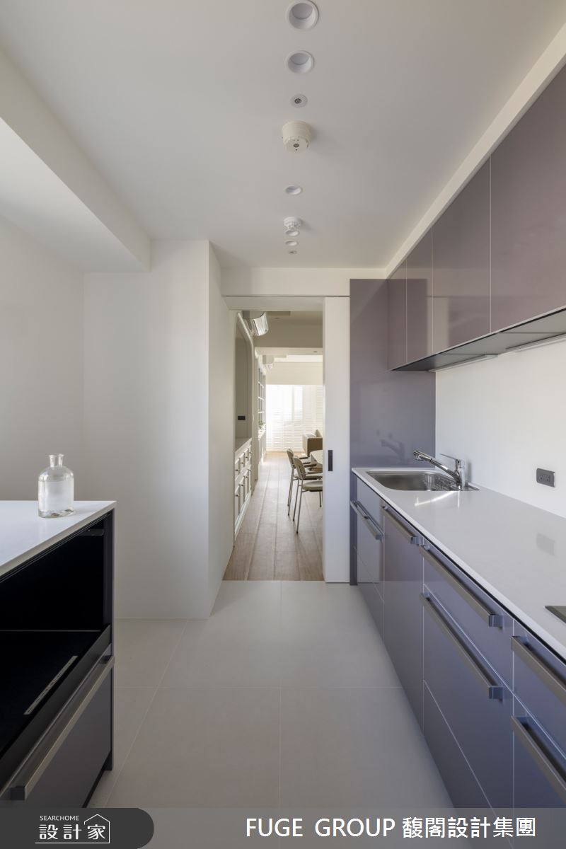 41坪中古屋(5~15年)＿美式風廚房案例圖片＿FUGE GROUP 馥閣設計集團＿馥閣_光影中的光陰 Chill White Warmth之13