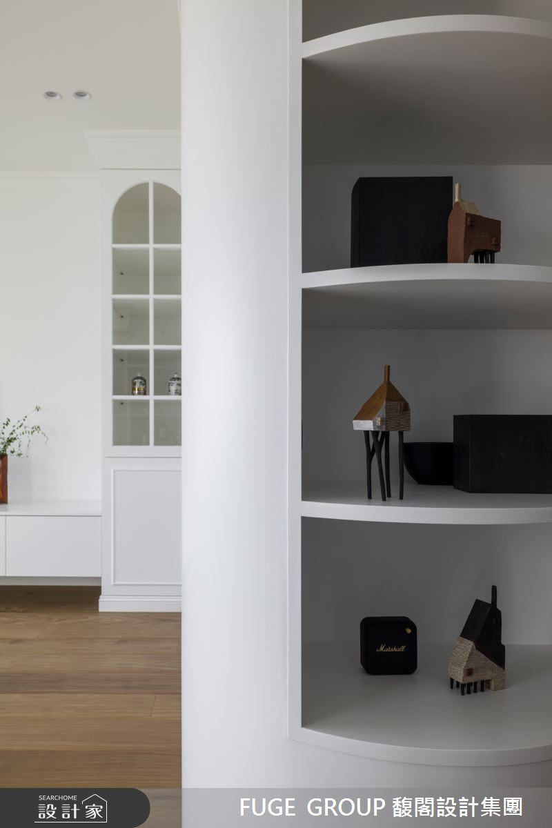 41坪中古屋(5~15年)＿美式風客廳案例圖片＿FUGE GROUP 馥閣設計集團＿馥閣_光影中的光陰 Chill White Warmth之16