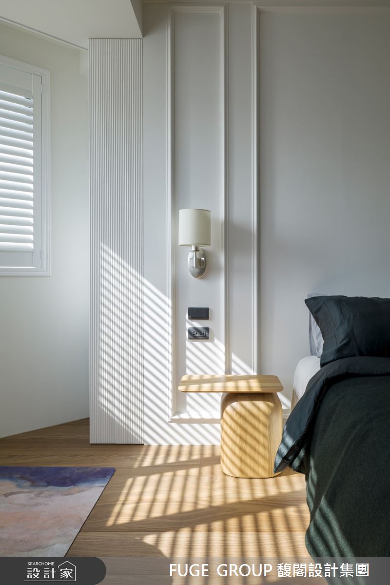 41坪中古屋(5~15年)＿美式風臥室案例圖片＿FUGE GROUP 馥閣設計集團＿馥閣_光影中的光陰 Chill White Warmth之22