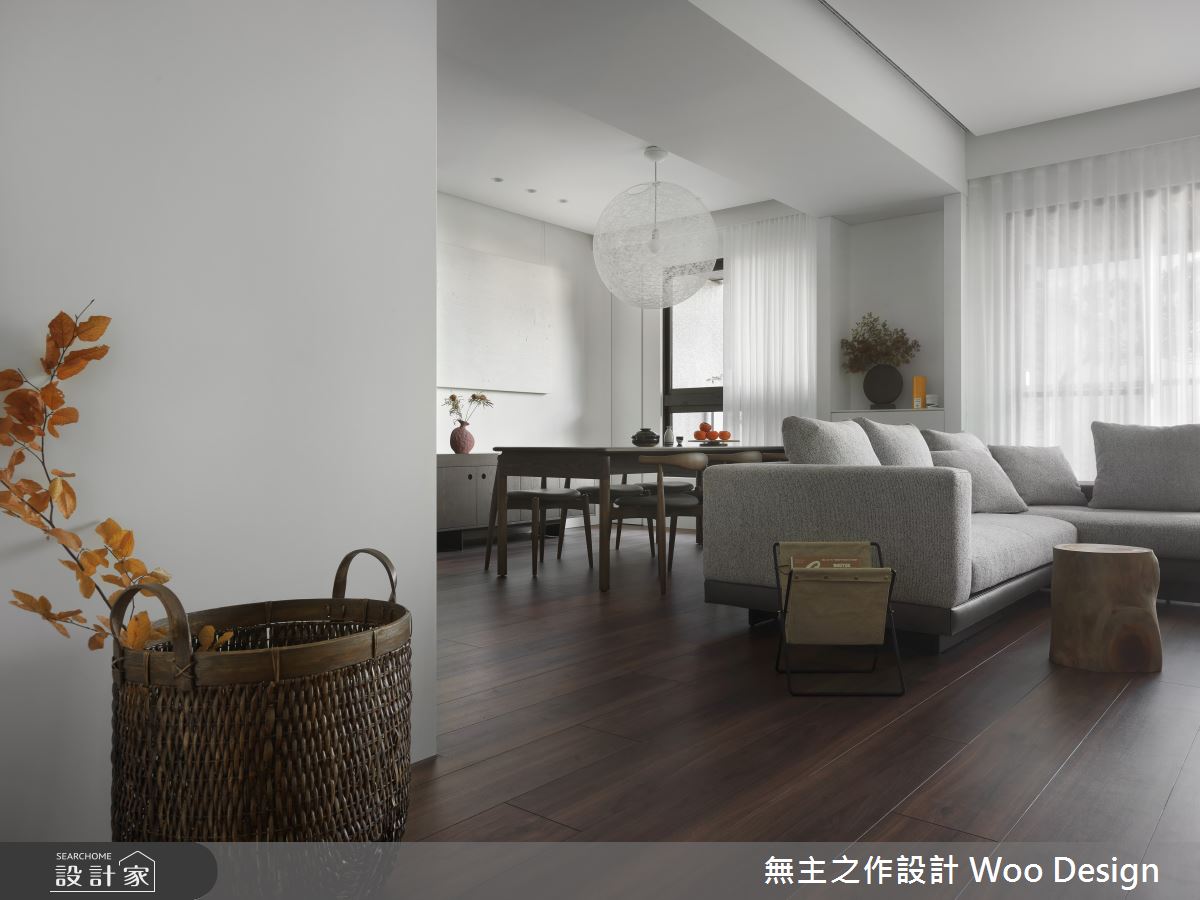 38坪預售屋＿現代簡約風客廳餐廳案例圖片＿無主之作空間設計＿無主之作_02之1