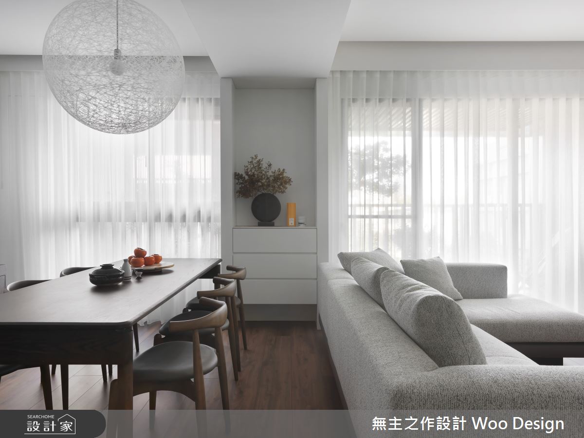 38坪預售屋＿現代簡約風客廳餐廳案例圖片＿無主之作空間設計＿無主之作_02之9