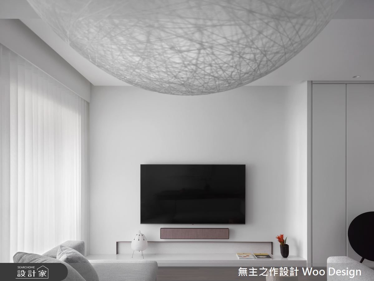 38坪預售屋＿現代簡約風客廳案例圖片＿無主之作空間設計＿無主之作_02之4