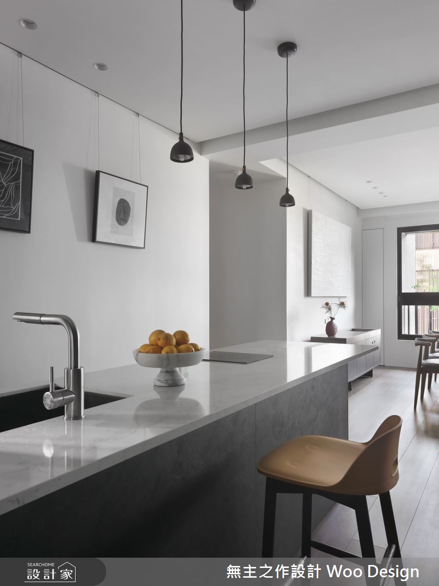 38坪預售屋＿現代簡約風中島案例圖片＿無主之作空間設計＿無主之作_02之12