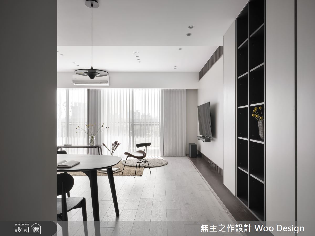 32坪預售屋＿北歐風客廳餐廳案例圖片＿無主之作空間設計＿無主之作_03之2