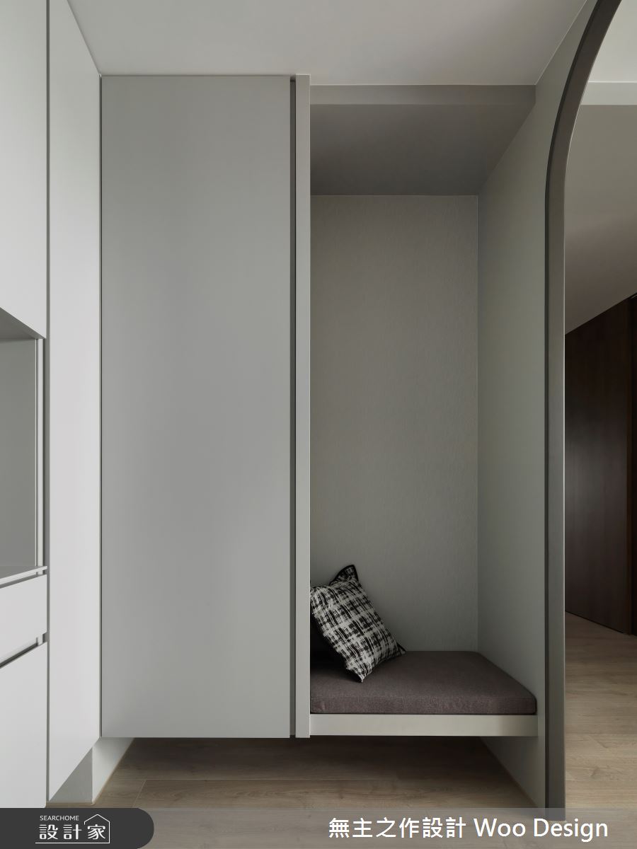 34坪新成屋(5年以下)＿現代美式風玄關案例圖片＿無主之作空間設計＿無主之作_04之4