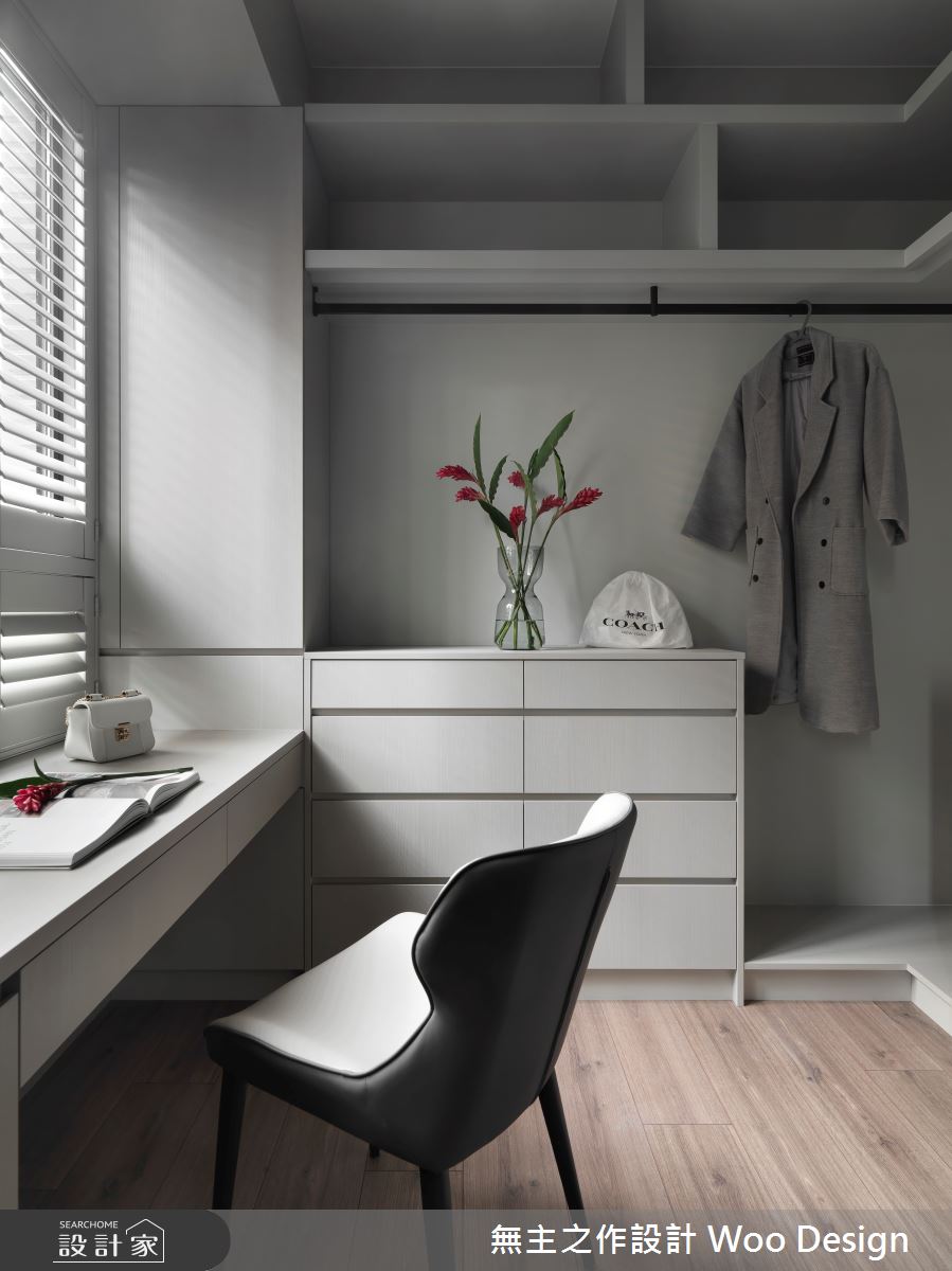 34坪新成屋(5年以下)＿現代美式風更衣間案例圖片＿無主之作空間設計＿無主之作_04之25