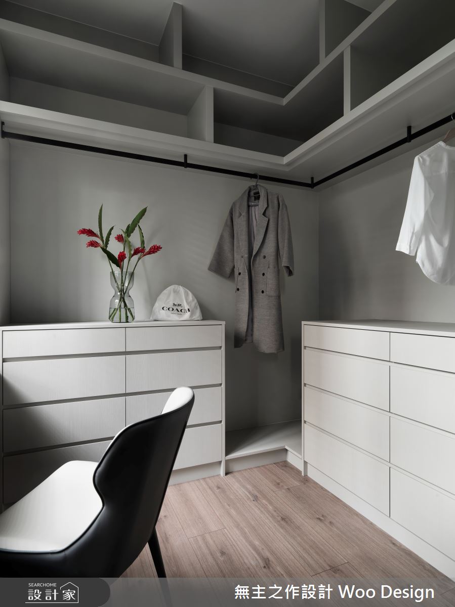 34坪新成屋(5年以下)＿現代美式風更衣間案例圖片＿無主之作空間設計＿無主之作_04之26