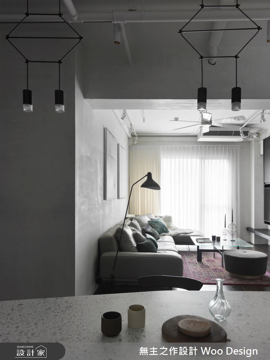 33坪中古屋(5~15年)＿工業風客廳餐廳案例圖片＿無主之作空間設計＿無主之作_06之22