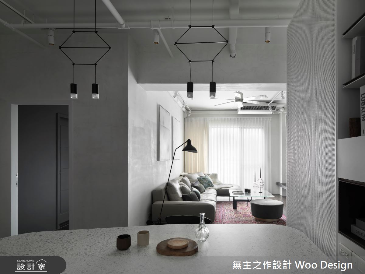 33坪中古屋(5~15年)＿工業風客廳餐廳案例圖片＿無主之作空間設計＿無主之作_06之21