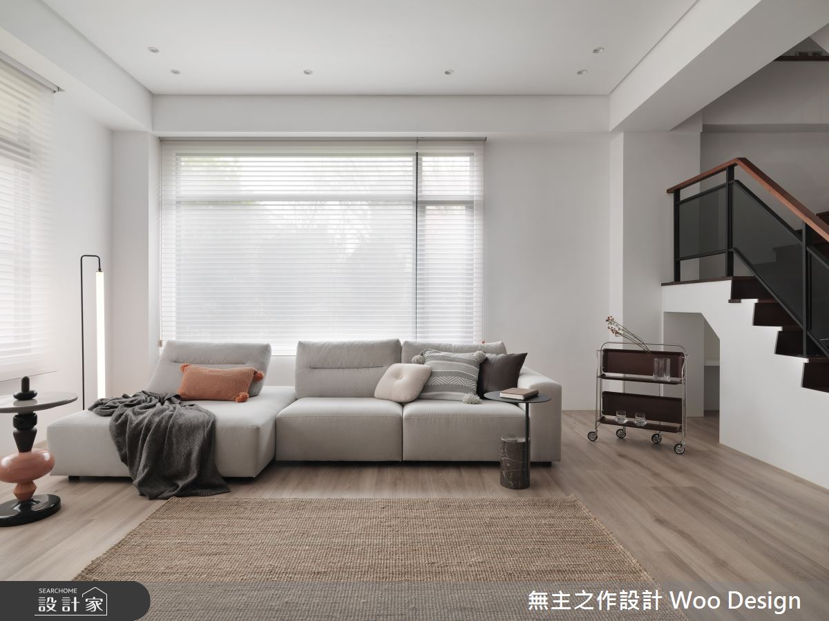45坪中古屋(5~15年)＿現代風客廳樓梯案例圖片＿無主之作空間設計＿無主之作_01之6
