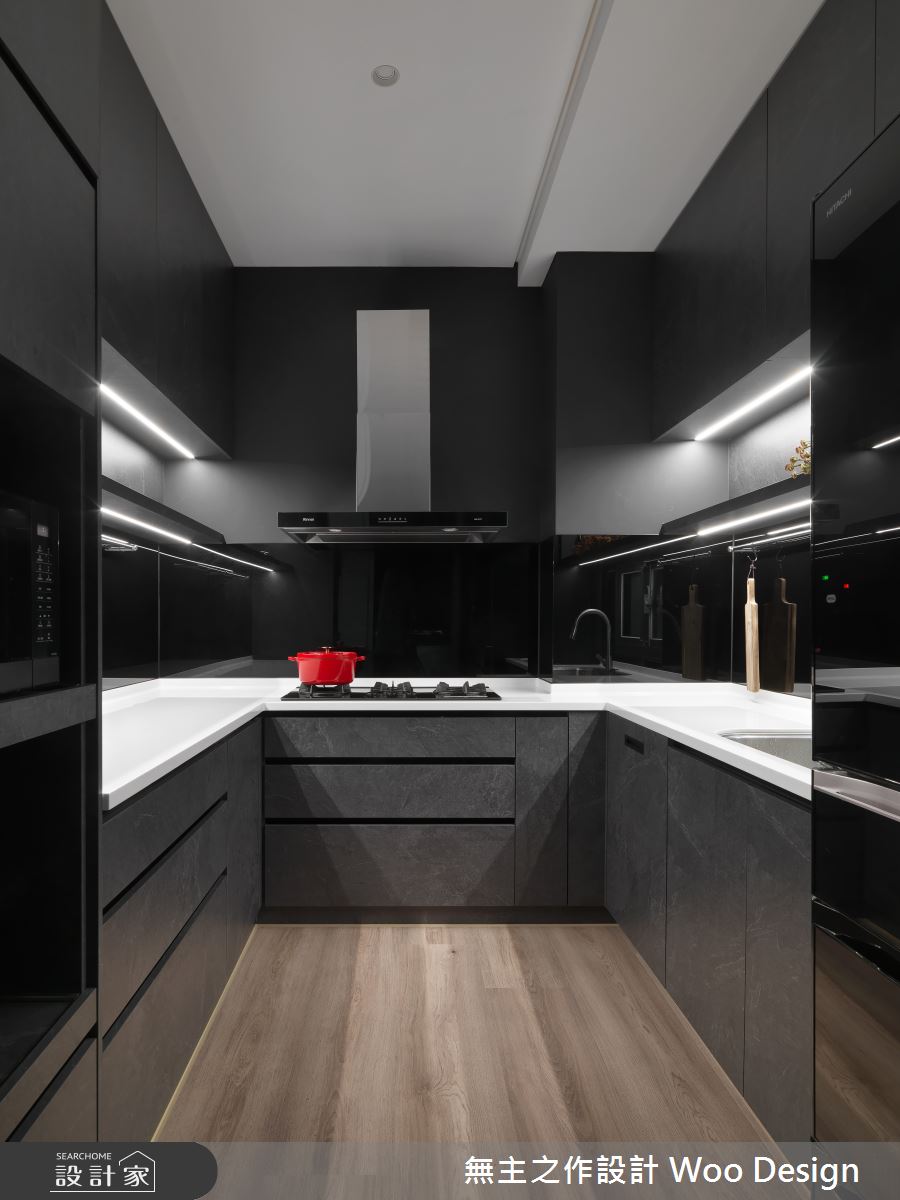 45坪中古屋(5~15年)＿現代風廚房案例圖片＿無主之作空間設計＿無主之作_01之15