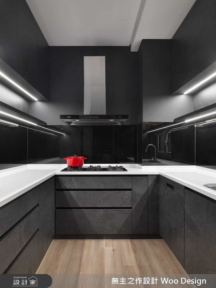 45坪中古屋(5~15年)＿現代風廚房案例圖片＿無主之作空間設計＿無主之作_01之16