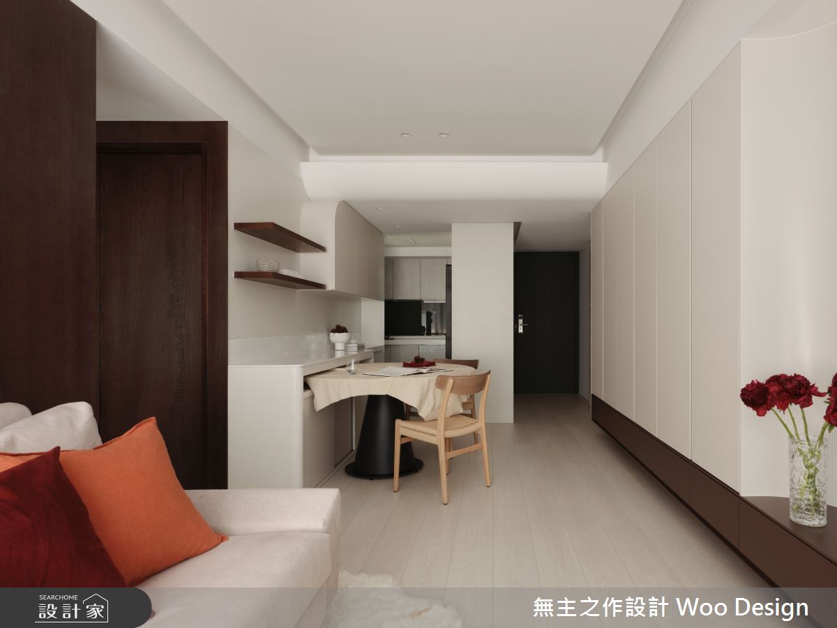 18坪新成屋(5年以下)＿北歐風玄關客廳餐廳廚房案例圖片＿無主之作空間設計＿無主之作_10之17