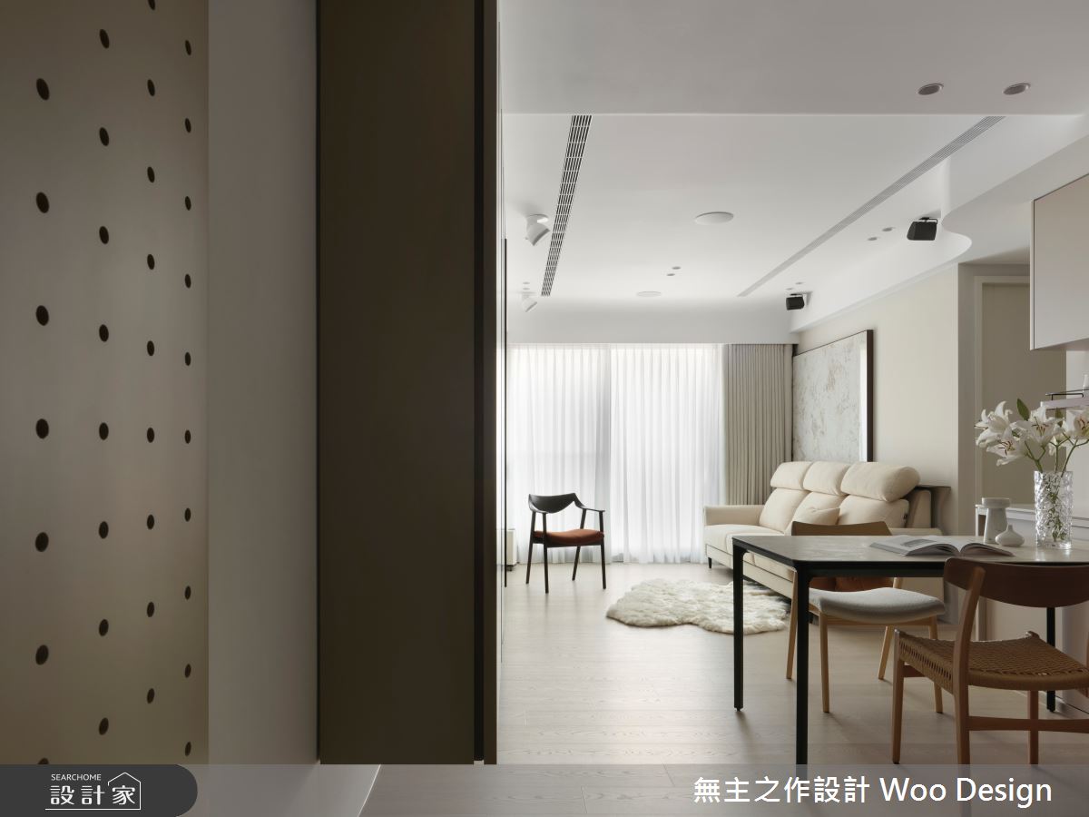 23坪預售屋＿現代風玄關客廳餐廳案例圖片＿無主之作空間設計＿無主之作_12_奶茶漫居之222