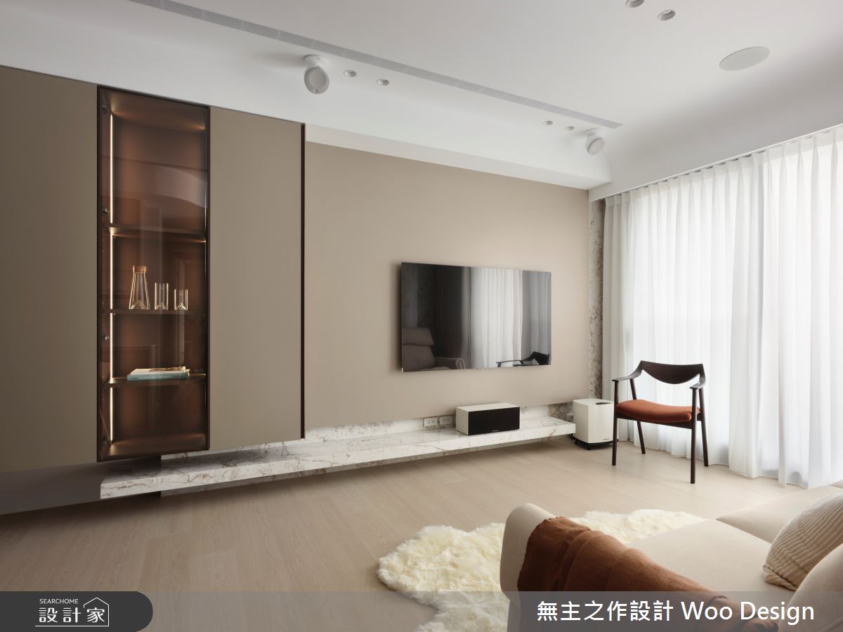 23坪預售屋＿現代風客廳案例圖片＿無主之作空間設計＿無主之作_12_奶茶漫居之13