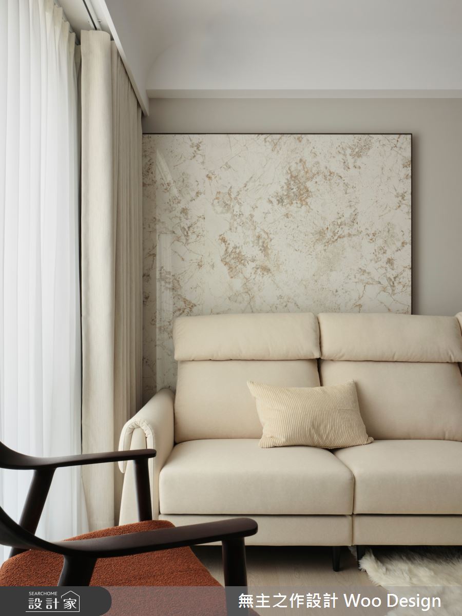 23坪預售屋＿現代風客廳案例圖片＿無主之作空間設計＿無主之作_12_奶茶漫居之18