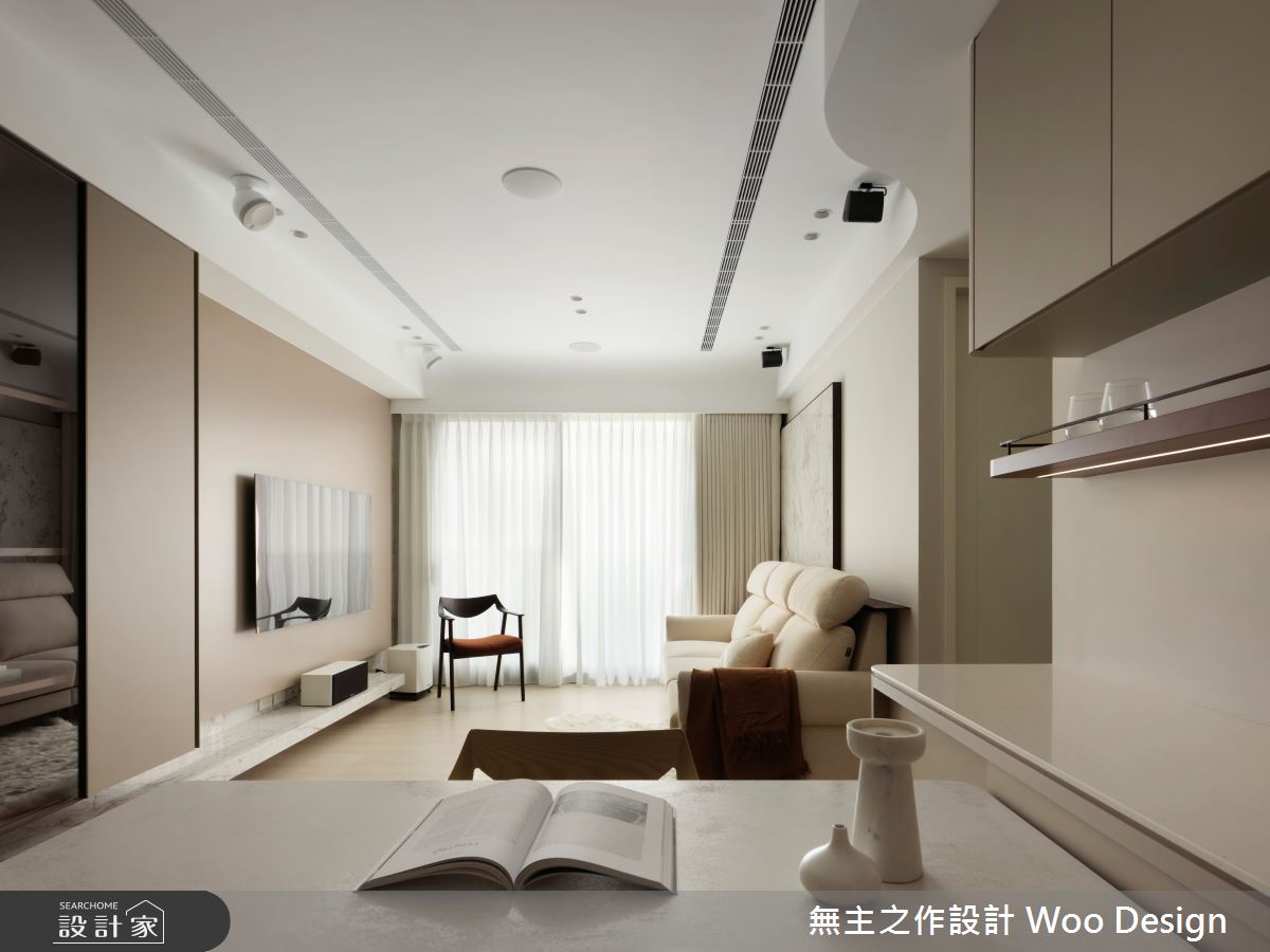 23坪預售屋＿現代風客廳餐廳案例圖片＿無主之作空間設計＿無主之作_12_奶茶漫居之8