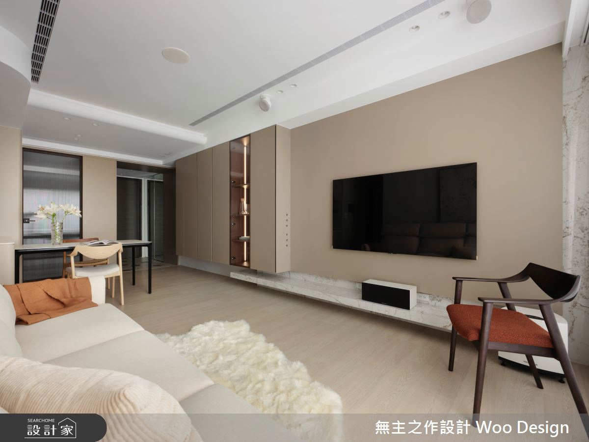 23坪預售屋＿現代風玄關客廳餐廳案例圖片＿無主之作空間設計＿無主之作_12_奶茶漫居之19