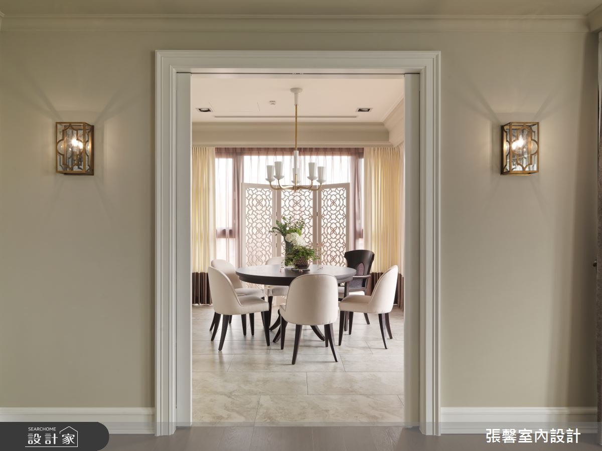 81坪預售屋＿美式風餐廳案例圖片＿張馨室內設計/瀚觀室內裝修設計工程有限公司＿張馨_三個女人的家之9