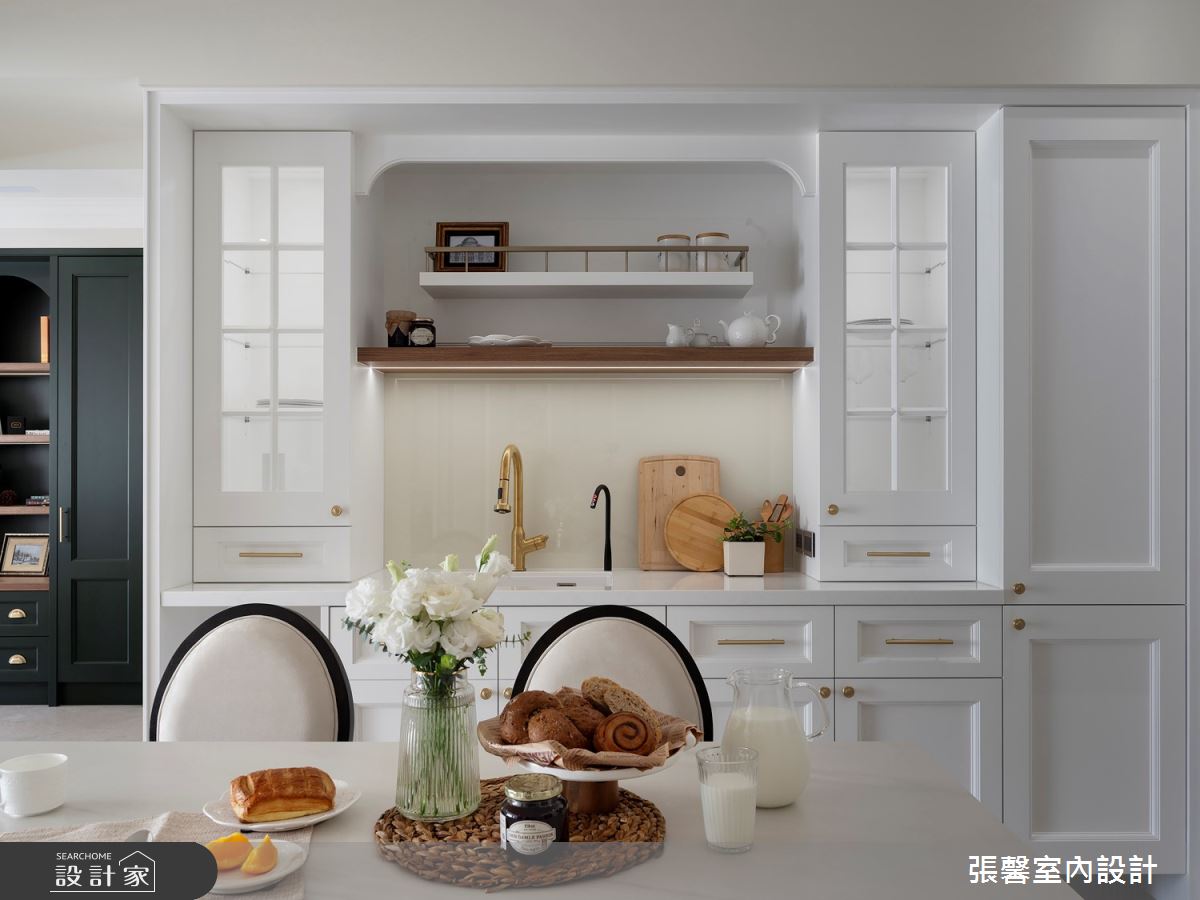 42坪預售屋＿美式風餐廳案例圖片＿張馨室內設計/瀚觀室內裝修設計工程有限公司＿張馨_白光絮語之3