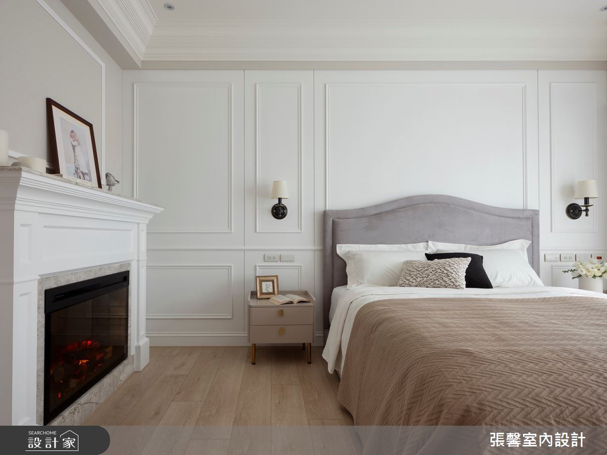 42坪預售屋＿美式風臥室案例圖片＿張馨室內設計/瀚觀室內裝修設計工程有限公司＿張馨_白光絮語之21