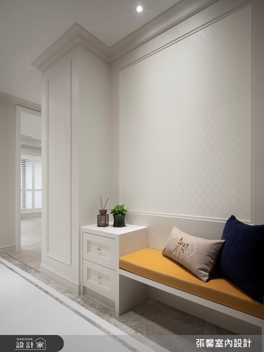 35坪新成屋(5年以下)＿美式風玄關案例圖片＿張馨室內設計/瀚觀室內裝修設計工程有限公司＿張馨_勾勒 微醺生活之1