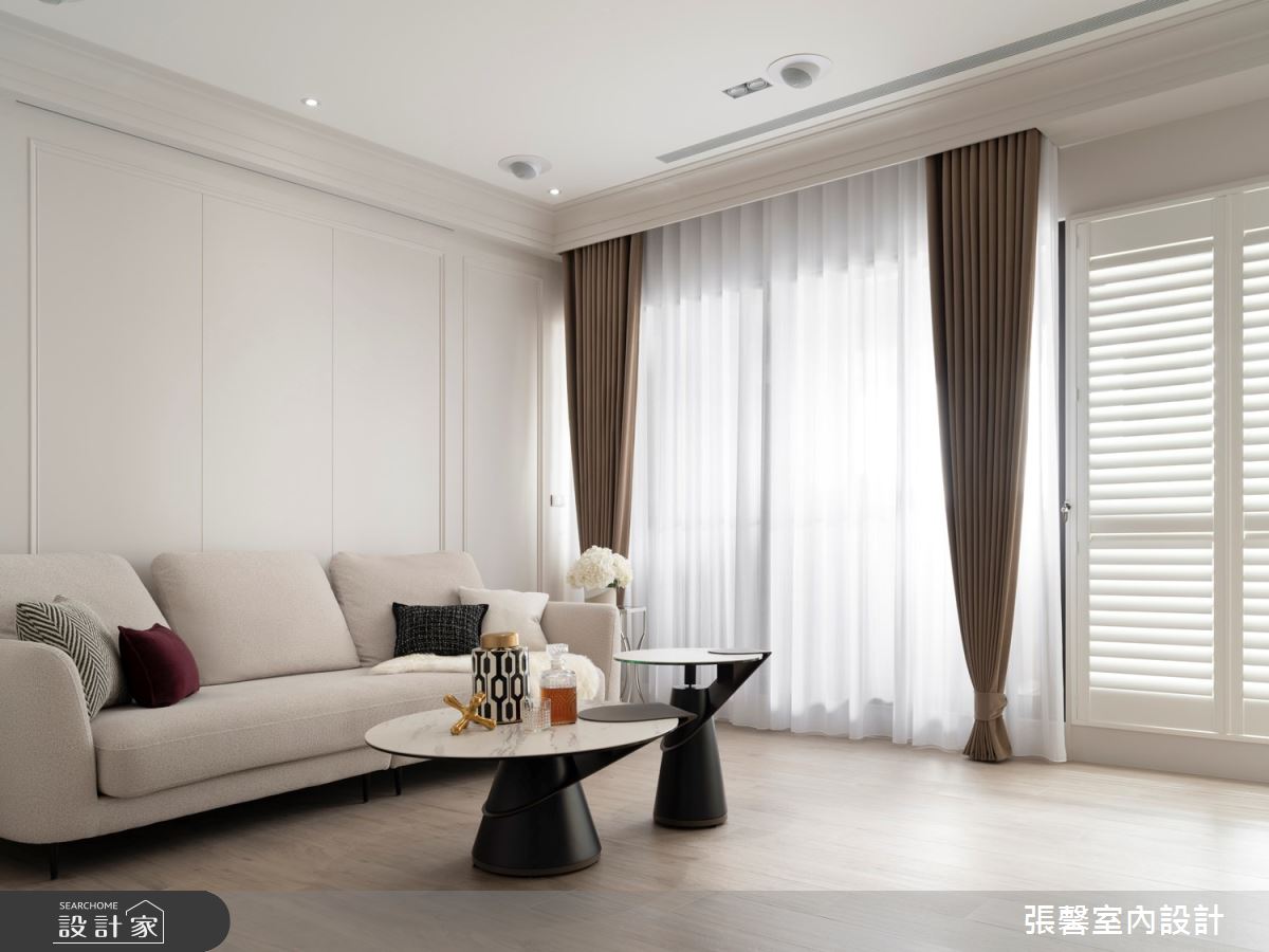 35坪新成屋(5年以下)＿美式風客廳案例圖片＿張馨室內設計/瀚觀室內裝修設計工程有限公司＿張馨_勾勒 微醺生活之6