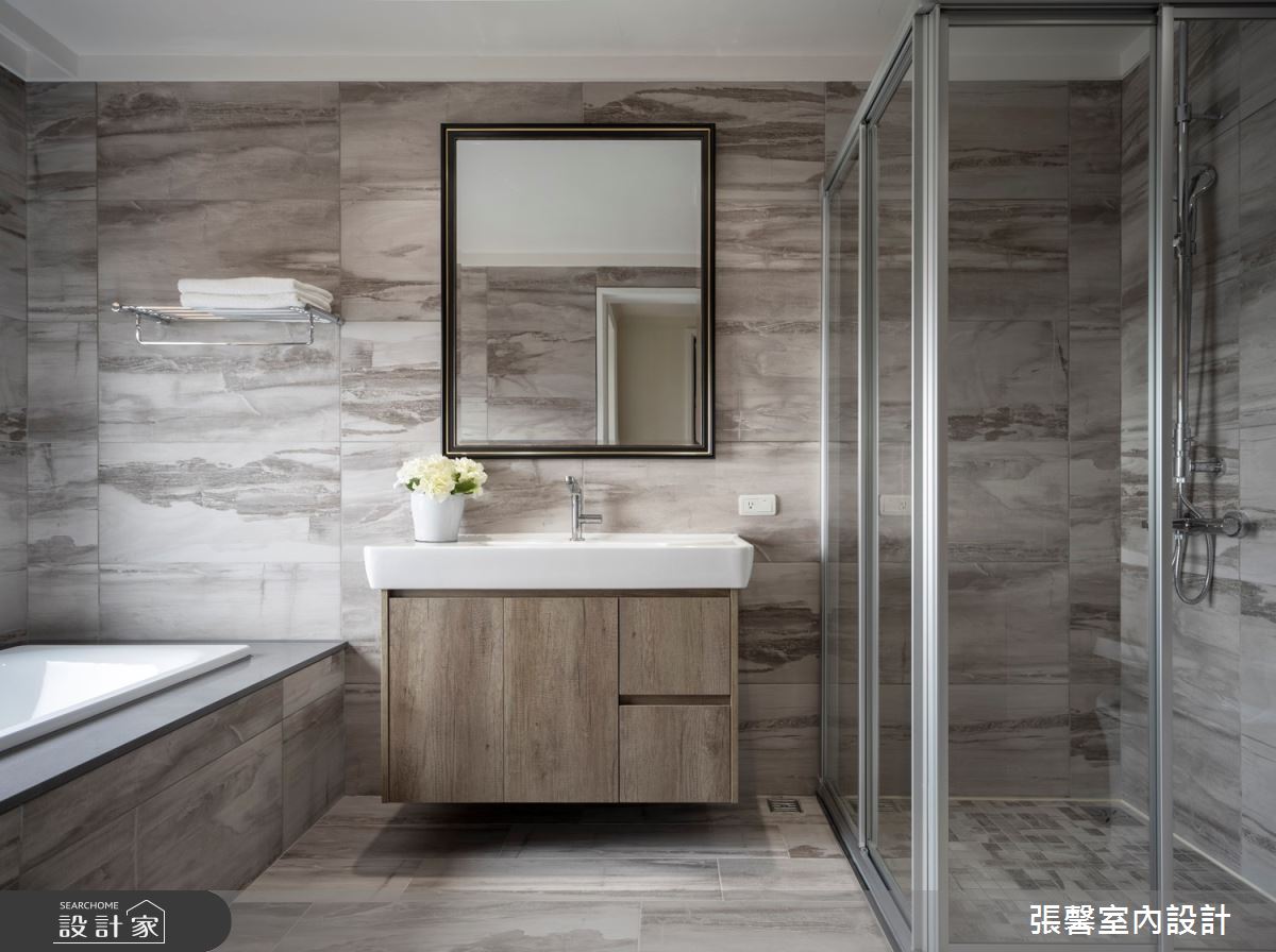35坪新成屋(5年以下)＿美式風浴室案例圖片＿張馨室內設計/瀚觀室內裝修設計工程有限公司＿張馨_勾勒 微醺生活之33