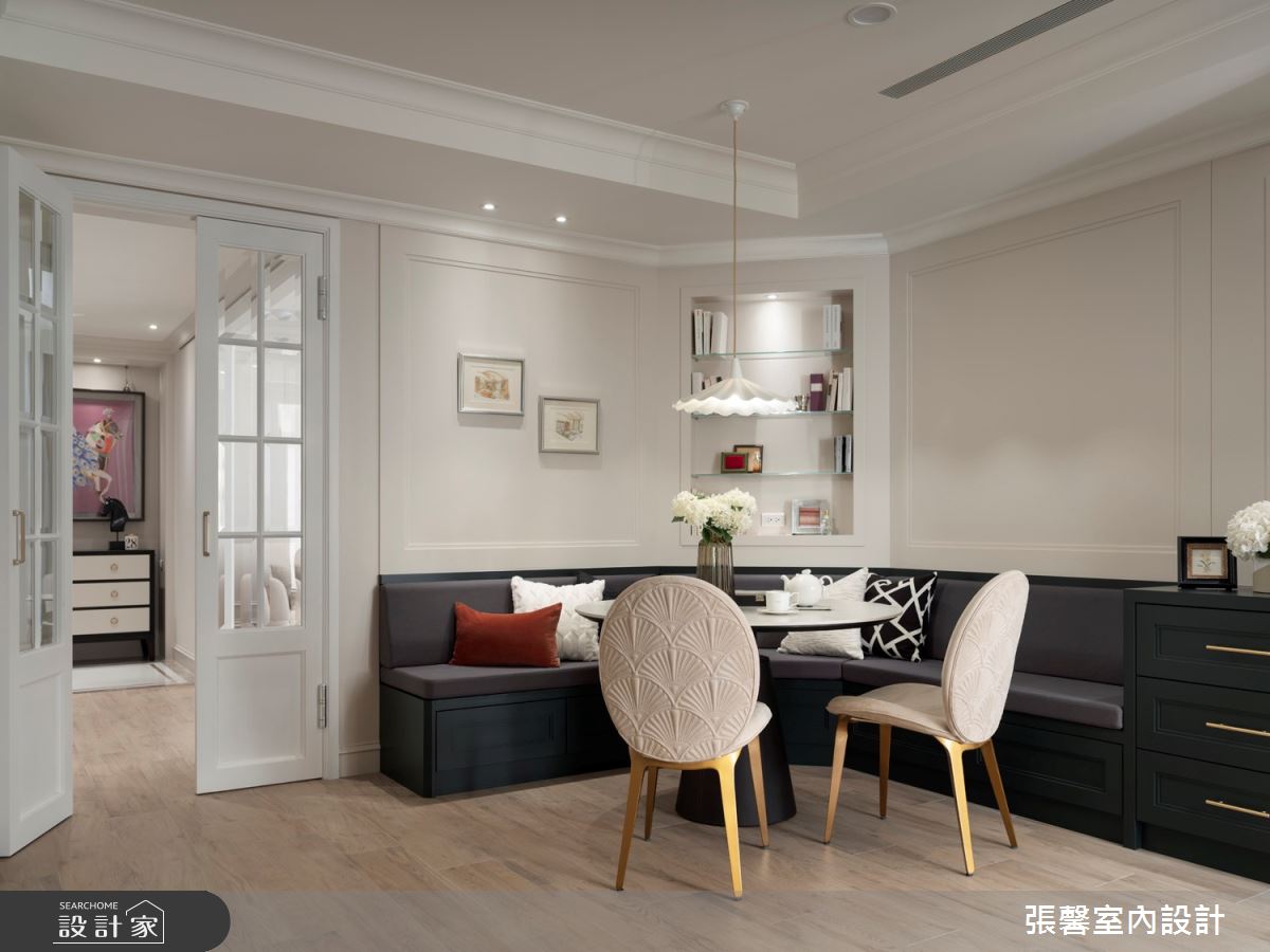 35坪新成屋(5年以下)＿美式風餐廳案例圖片＿張馨室內設計/瀚觀室內裝修設計工程有限公司＿張馨_勾勒 微醺生活之17