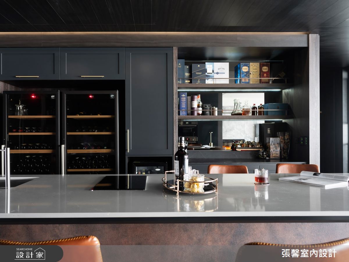 75坪毛胚屋＿現代風吧檯中島案例圖片＿張馨室內設計/瀚觀室內裝修設計工程有限公司＿張馨_續集之13