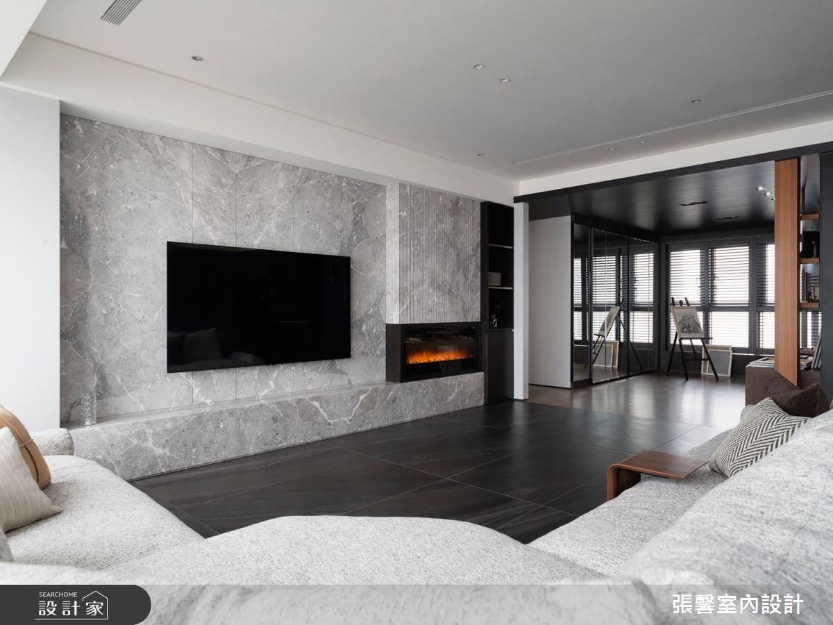 75坪毛胚屋＿現代風客廳案例圖片＿張馨室內設計/瀚觀室內裝修設計工程有限公司＿張馨_續集之21
