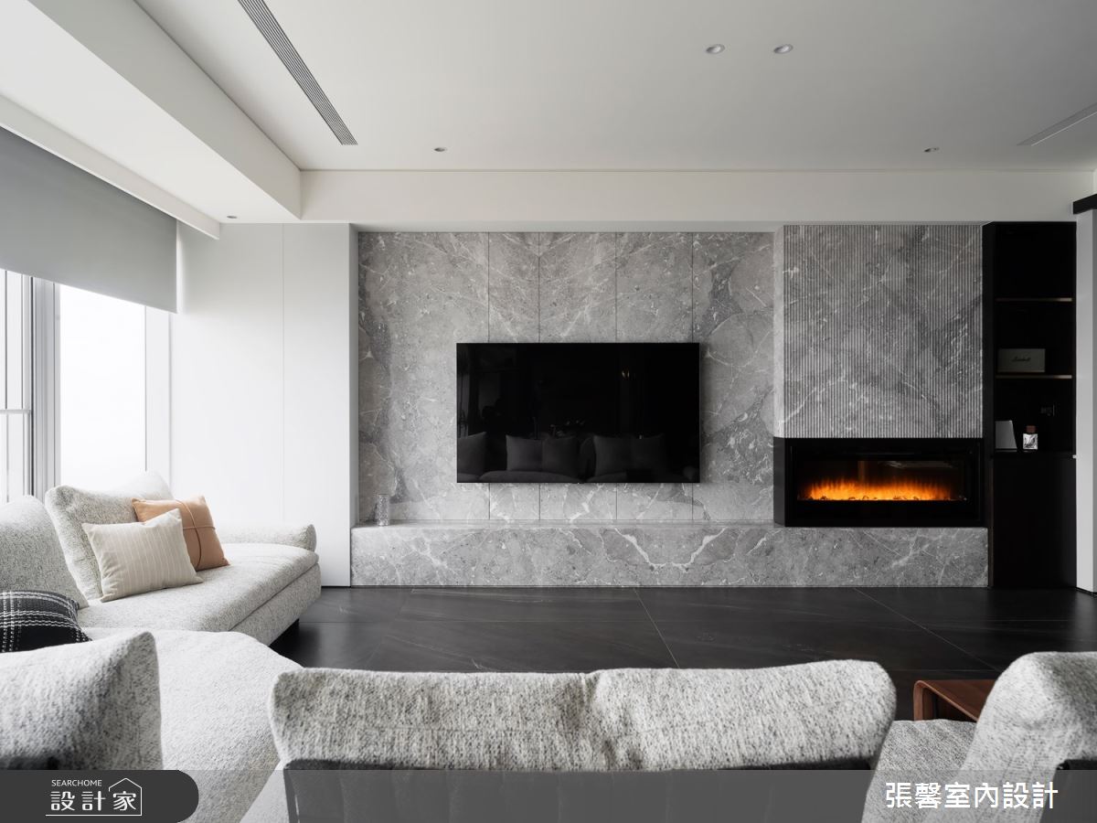 75坪毛胚屋＿現代風客廳案例圖片＿張馨室內設計/瀚觀室內裝修設計工程有限公司＿張馨_續集之20