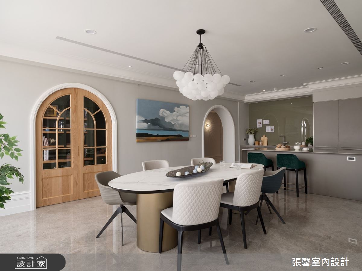 新成屋(5年以下)＿美式風餐廳吧檯中島案例圖片＿張馨室內設計/瀚觀室內裝修設計工程有限公司＿張馨_童畫故事之15