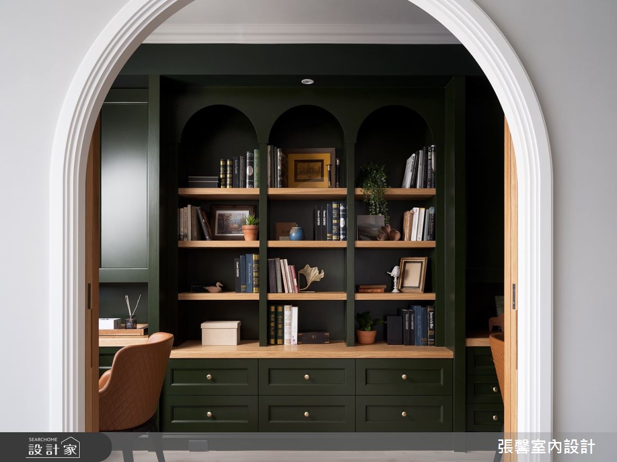 新成屋(5年以下)＿美式風書房案例圖片＿張馨室內設計/瀚觀室內裝修設計工程有限公司＿張馨_童畫故事之18