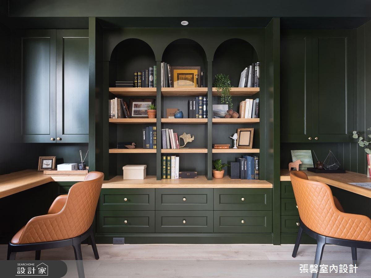 新成屋(5年以下)＿美式風書房案例圖片＿張馨室內設計/瀚觀室內裝修設計工程有限公司＿張馨_童畫故事之19