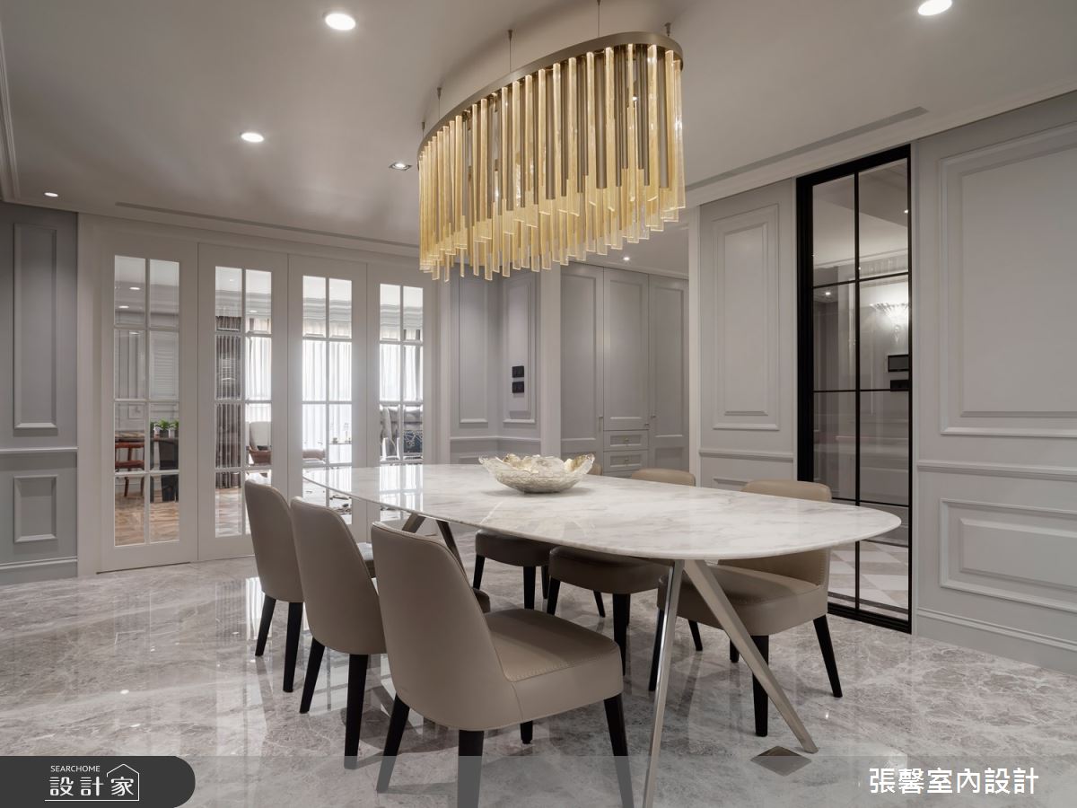 68坪毛胚屋＿美式風餐廳案例圖片＿張馨室內設計/瀚觀室內裝修設計工程有限公司＿張馨_華爾滋圓舞曲之10
