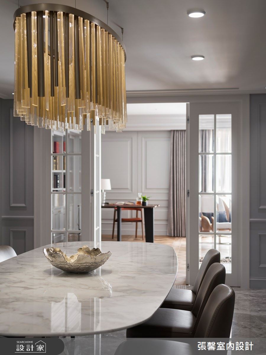 68坪毛胚屋＿美式風餐廳案例圖片＿張馨室內設計/瀚觀室內裝修設計工程有限公司＿張馨_華爾滋圓舞曲之12