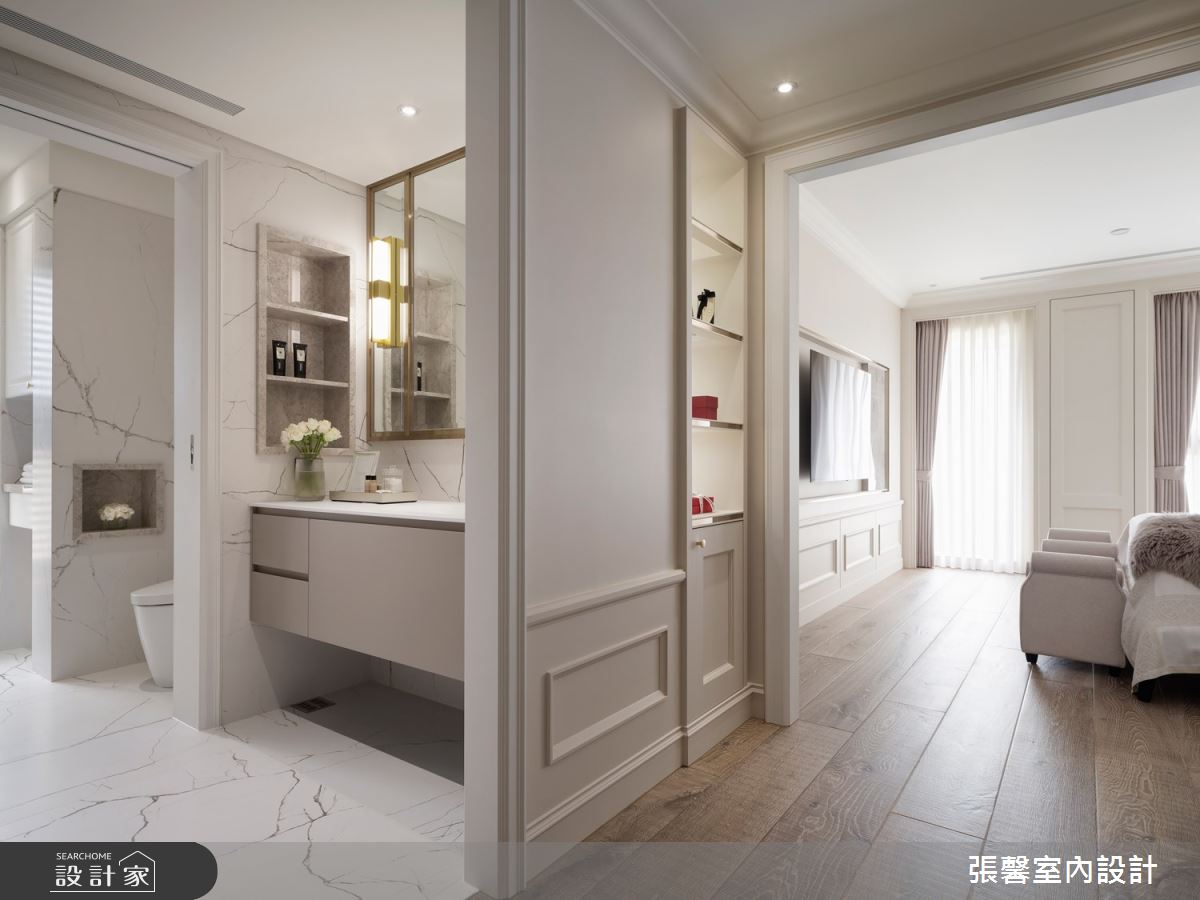 68坪毛胚屋＿美式風臥室浴室案例圖片＿張馨室內設計/瀚觀室內裝修設計工程有限公司＿張馨_華爾滋圓舞曲之27