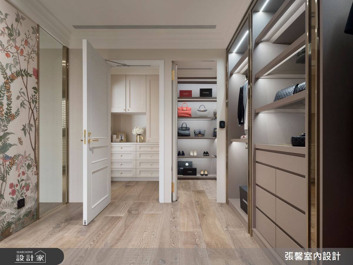 68坪毛胚屋＿美式風更衣間案例圖片＿張馨室內設計/瀚觀室內裝修設計工程有限公司＿張馨_華爾滋圓舞曲之39