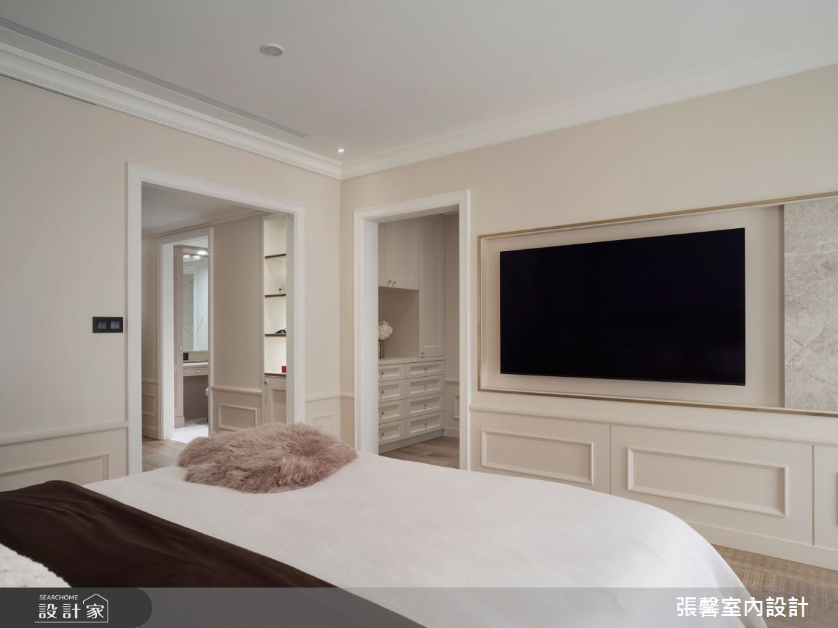 68坪毛胚屋＿美式風臥室客房案例圖片＿張馨室內設計/瀚觀室內裝修設計工程有限公司＿張馨_華爾滋圓舞曲之35