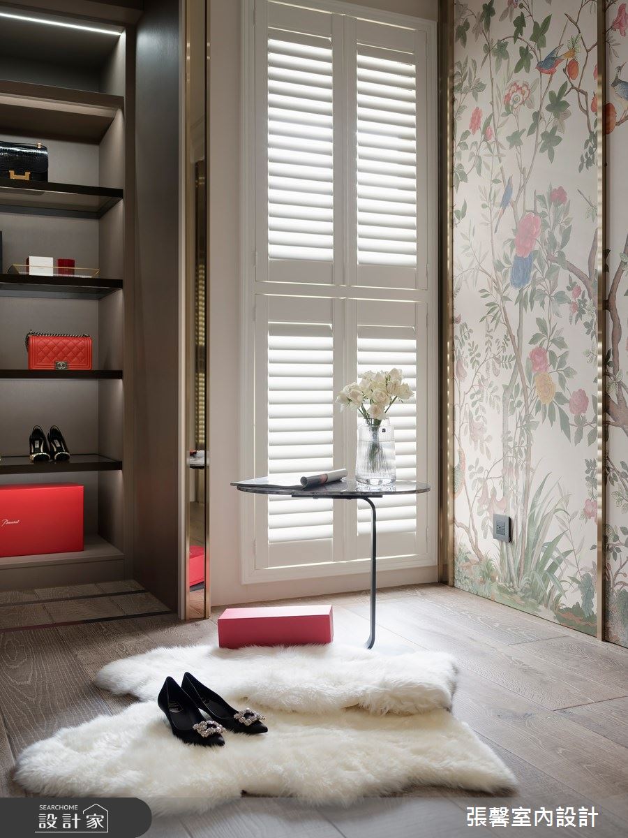 68坪毛胚屋＿美式風更衣間案例圖片＿張馨室內設計/瀚觀室內裝修設計工程有限公司＿張馨_華爾滋圓舞曲之41