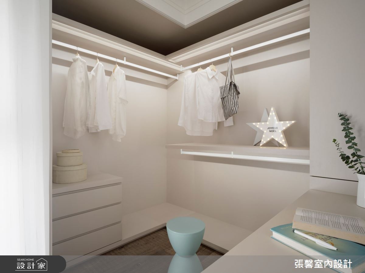 68坪毛胚屋＿美式風更衣間案例圖片＿張馨室內設計/瀚觀室內裝修設計工程有限公司＿張馨_華爾滋圓舞曲之45