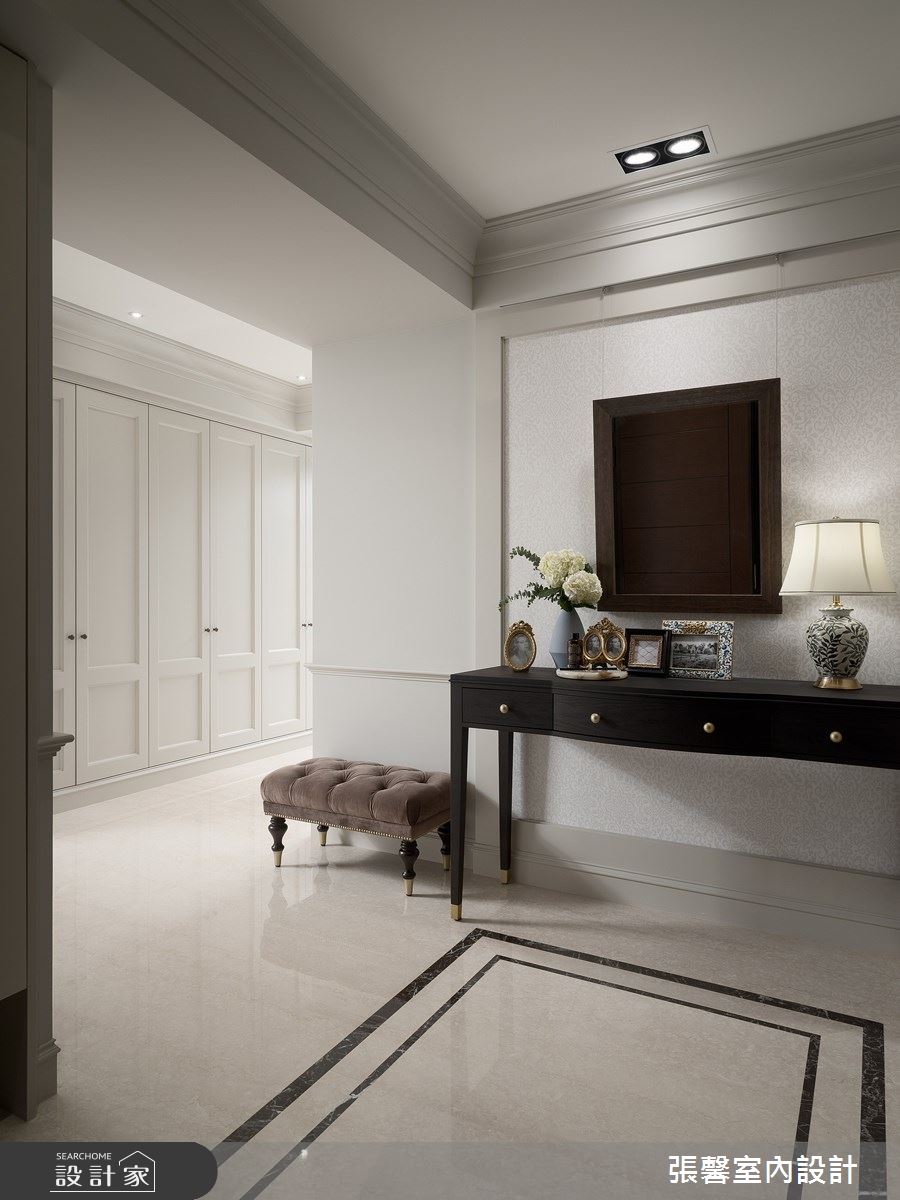 73坪毛胚屋＿美式風玄關案例圖片＿張馨室內設計/瀚觀室內裝修設計工程有限公司＿張馨_心嚮 歸旅之1