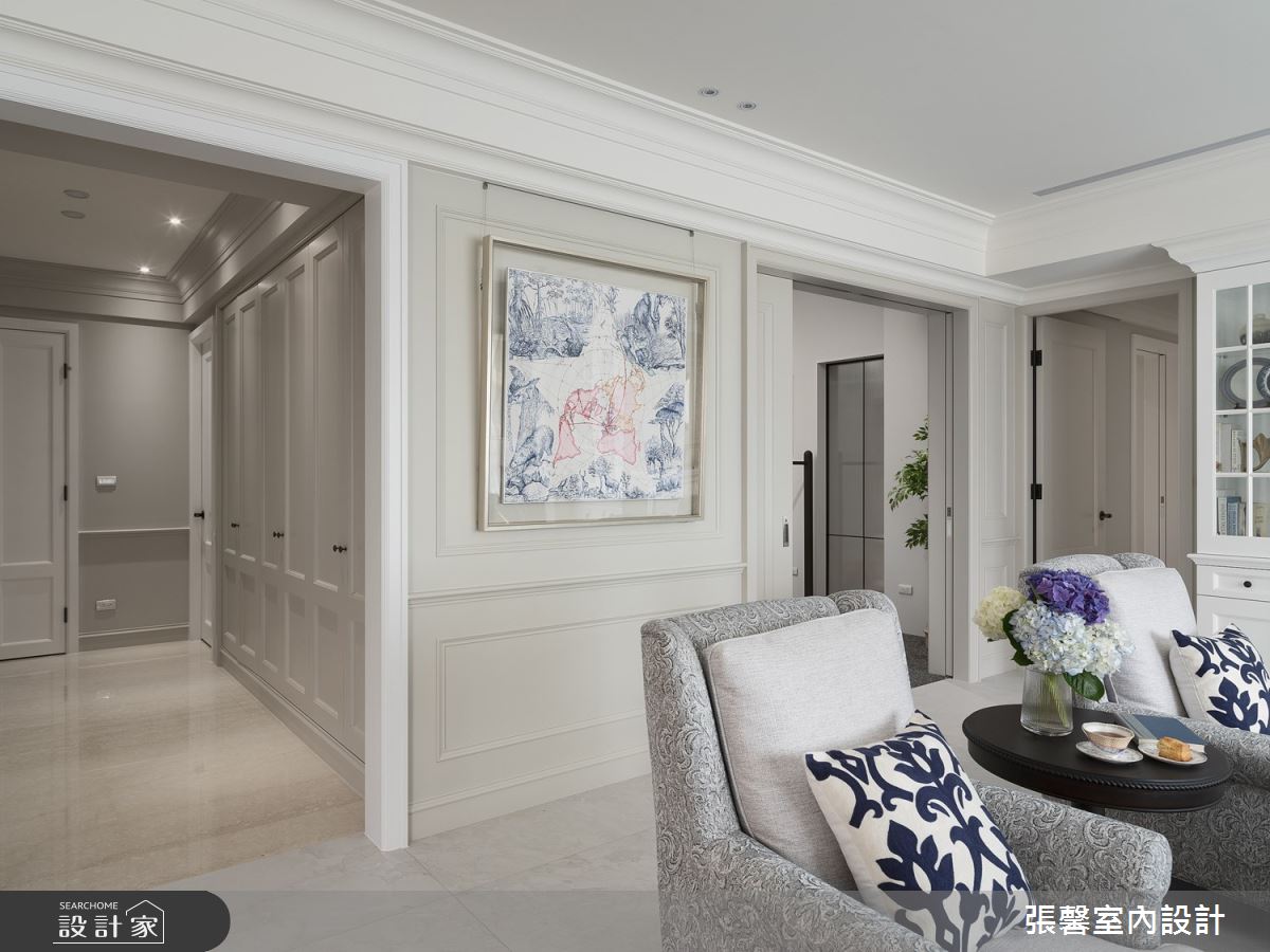 73坪毛胚屋＿美式風客廳案例圖片＿張馨室內設計/瀚觀室內裝修設計工程有限公司＿張馨_心嚮 歸旅之4