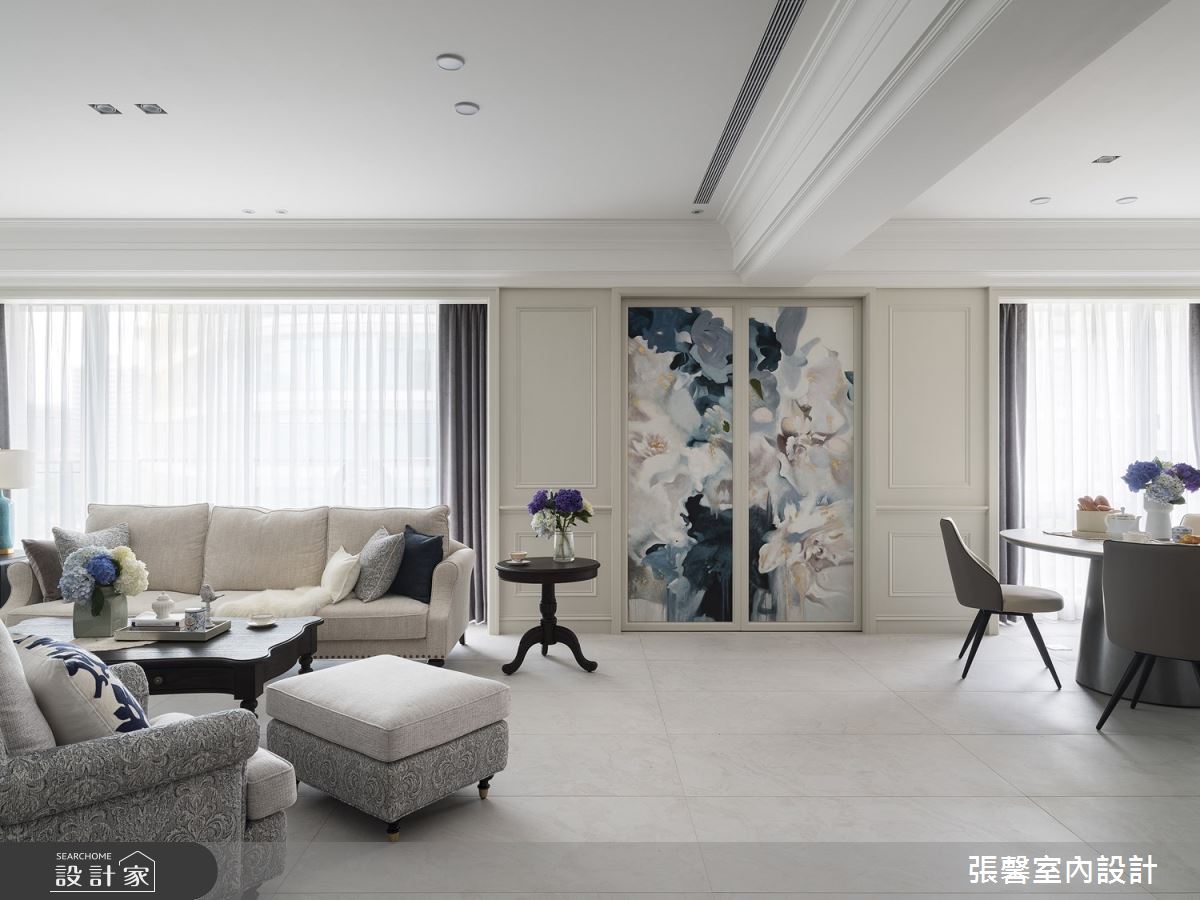 73坪毛胚屋＿美式風客廳餐廳案例圖片＿張馨室內設計/瀚觀室內裝修設計工程有限公司＿張馨_心嚮 歸旅之9