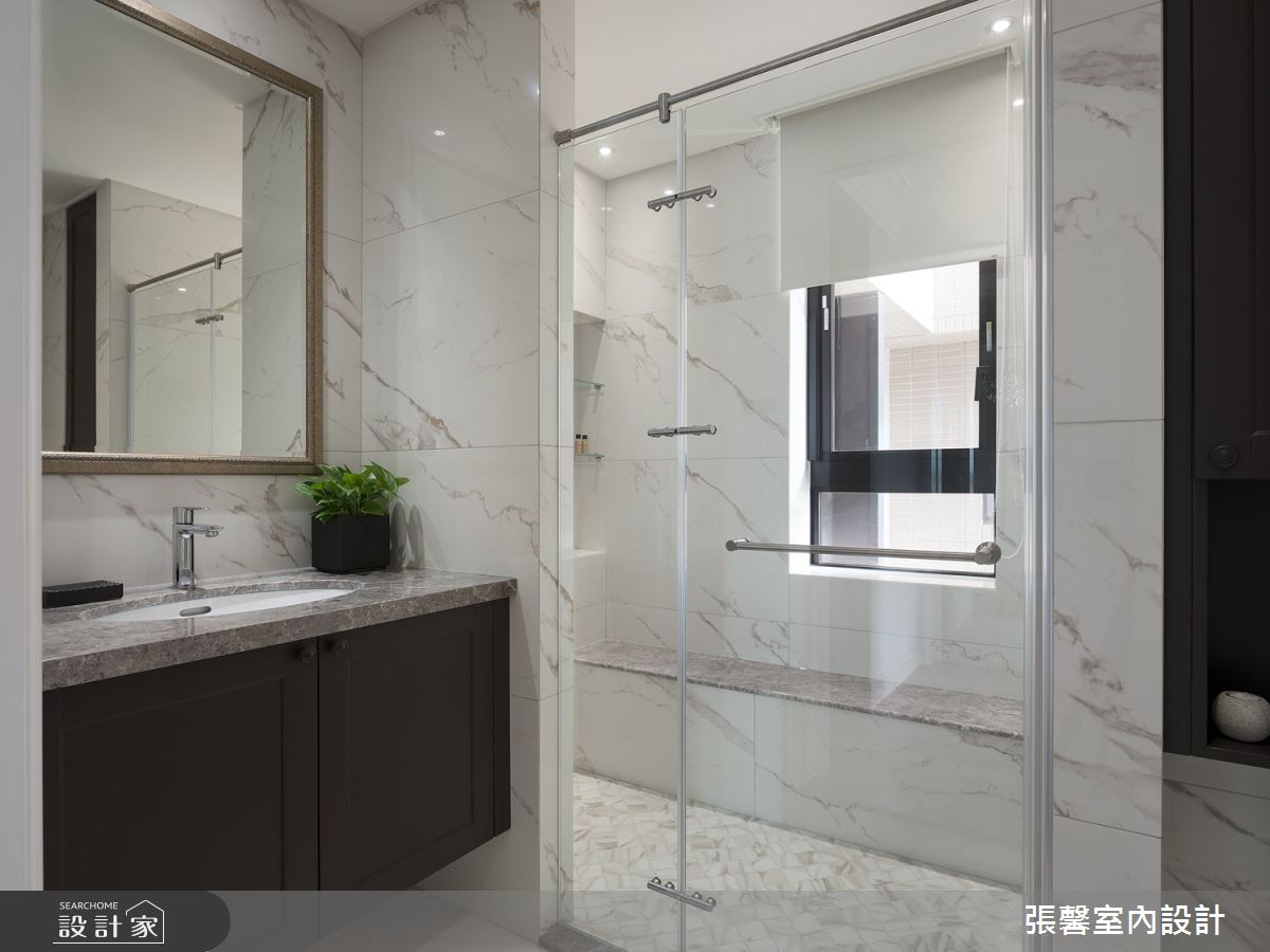 73坪毛胚屋＿美式風浴室案例圖片＿張馨室內設計/瀚觀室內裝修設計工程有限公司＿張馨_心嚮 歸旅之45