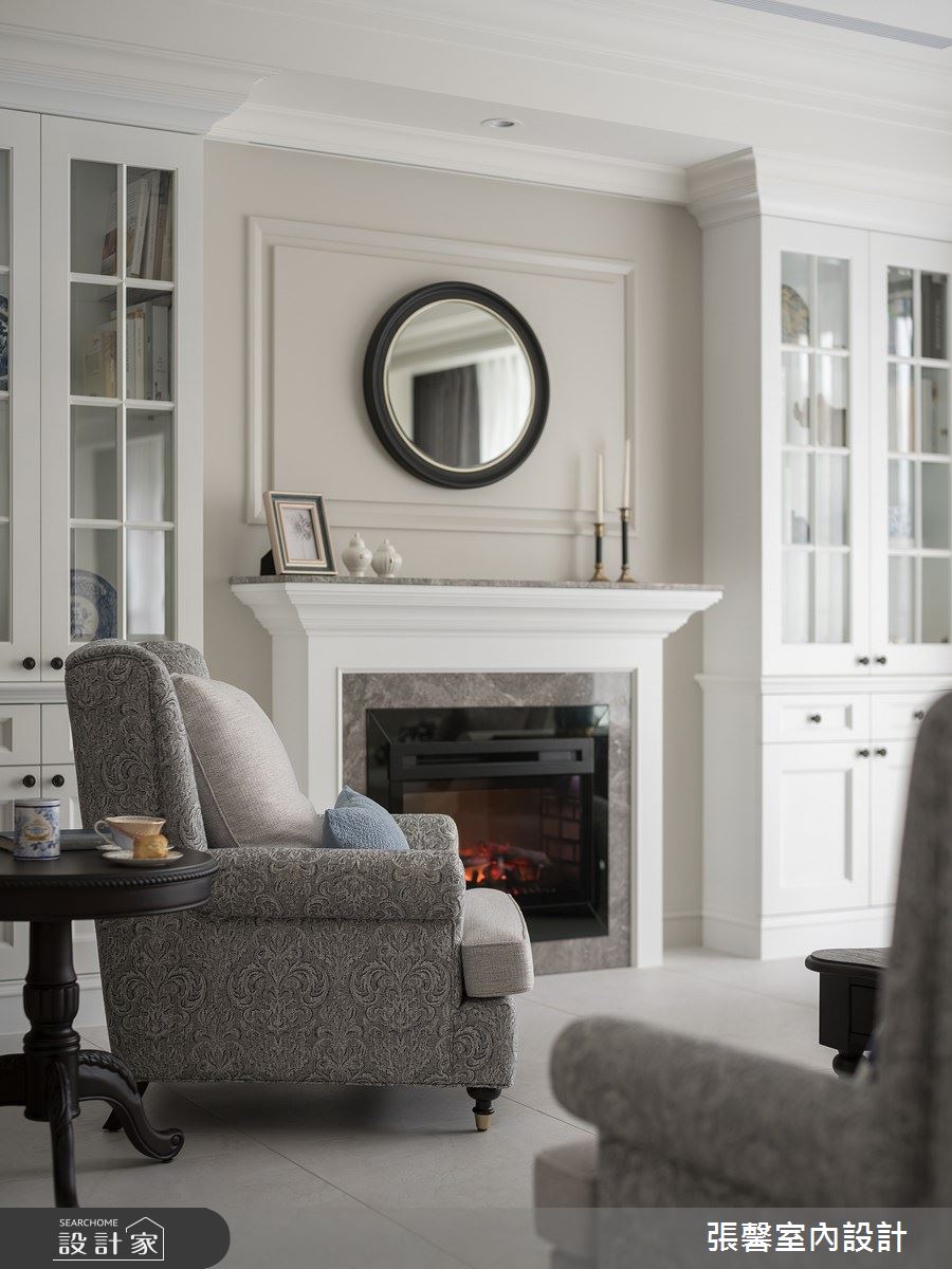 73坪毛胚屋＿美式風客廳案例圖片＿張馨室內設計/瀚觀室內裝修設計工程有限公司＿張馨_心嚮 歸旅之6
